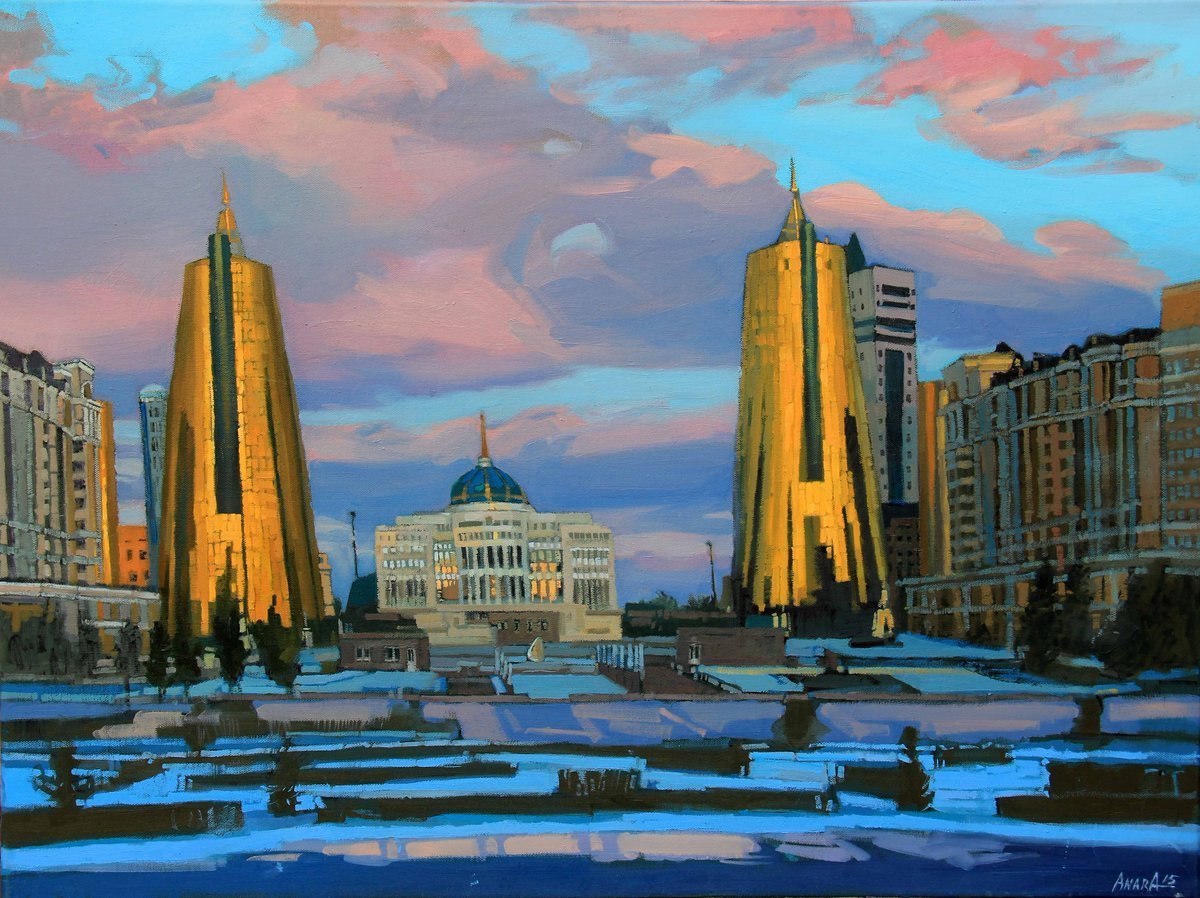 Городские пейзажи Казахстана